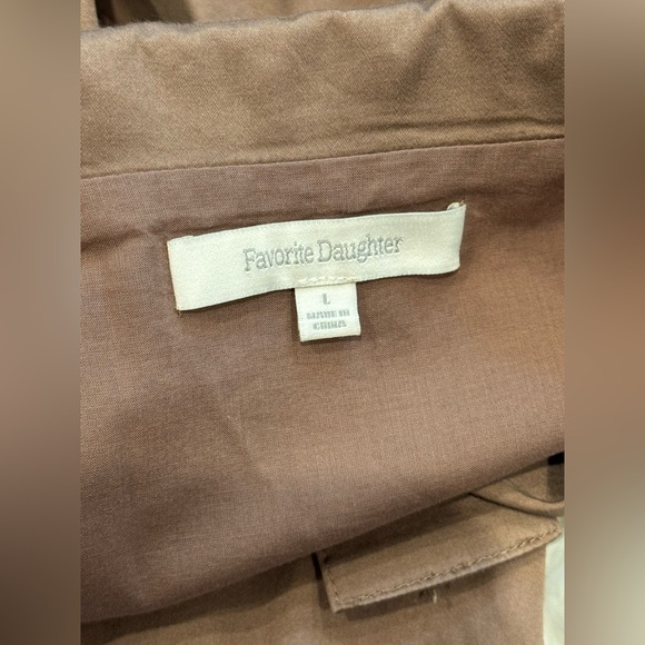 NEW FAVORITE DAUGHTER Expressing Myself Belted A-Line Midi Dress sz L - Picture 7 of 8